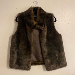Valerie Stevens fur vest LIKE NEW